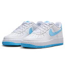 ナイキ エア フォース 1 NIKE J AIR FORCE 1 ホワイト/ホワイト/アクエリアスブルー FV5948-107 日本国内正規品