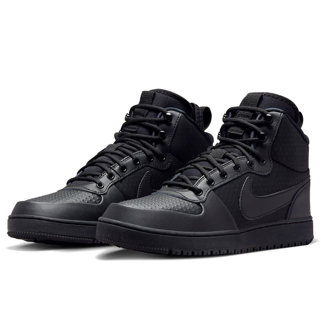 ナイキ コート ボロー ミッド ウィンター NIKE COURT BOROUGH MID WINTER ブラック/ブラック AA0547-002