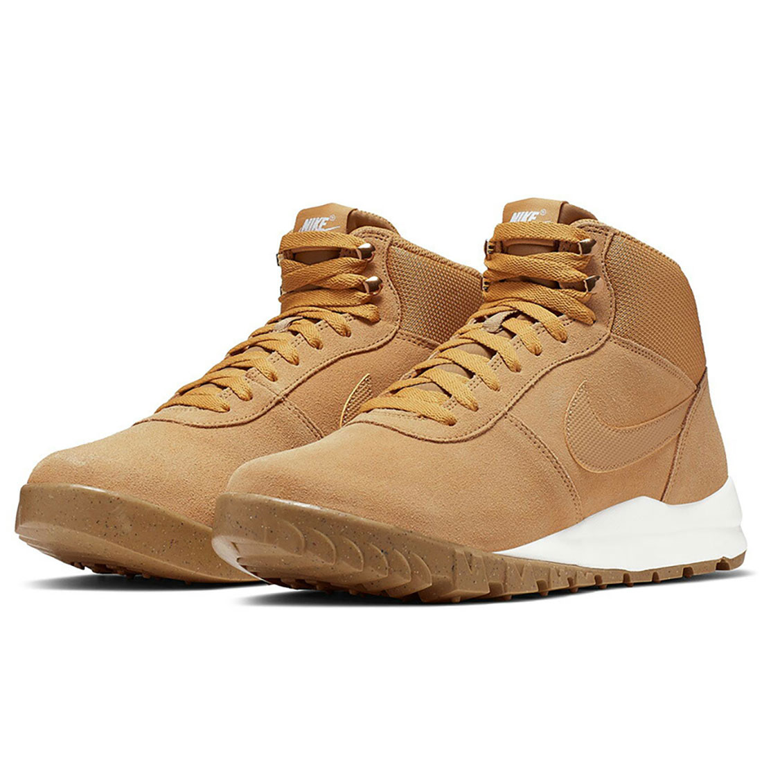 Rakuten - ナイキ フッドランドスエード NIKE HOODLAND SUEDE ヘイスタック/セイル/ガムライトブラウン/メタリックゴールド 654888-727