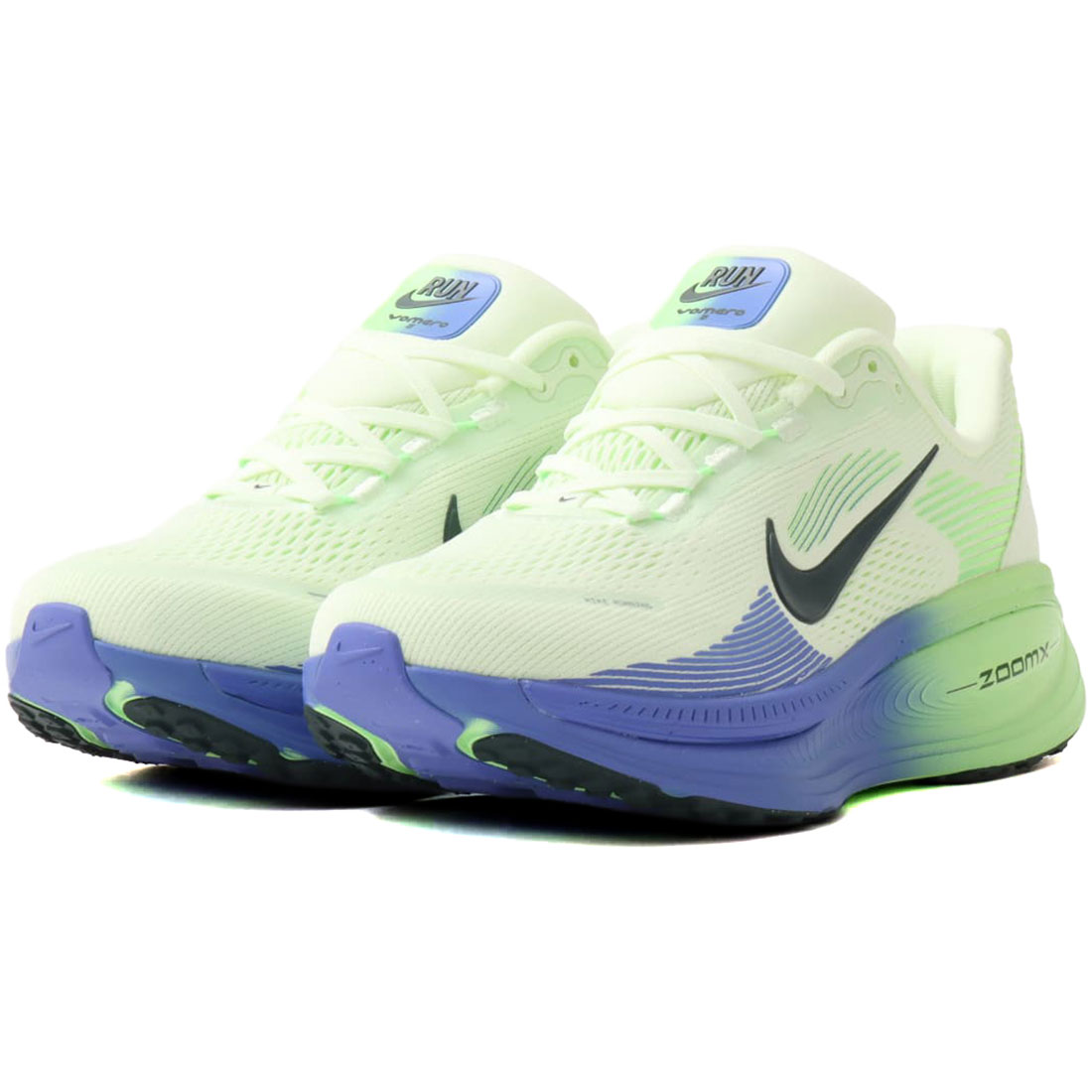 ナイキ ボメロ 18 NIKE VOMERO 18 ホワイト/ボルトティント/サファイア/ブラックスプルース HM6803-111