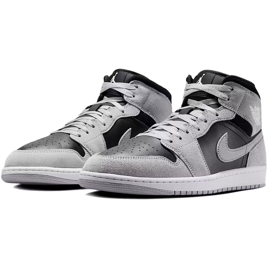ナイキ エア ジョーダン 1 ミッド NIKE AIR JORDAN 1 MID ライトスモークグレー/ブラック/ホワイト DQ8426-008