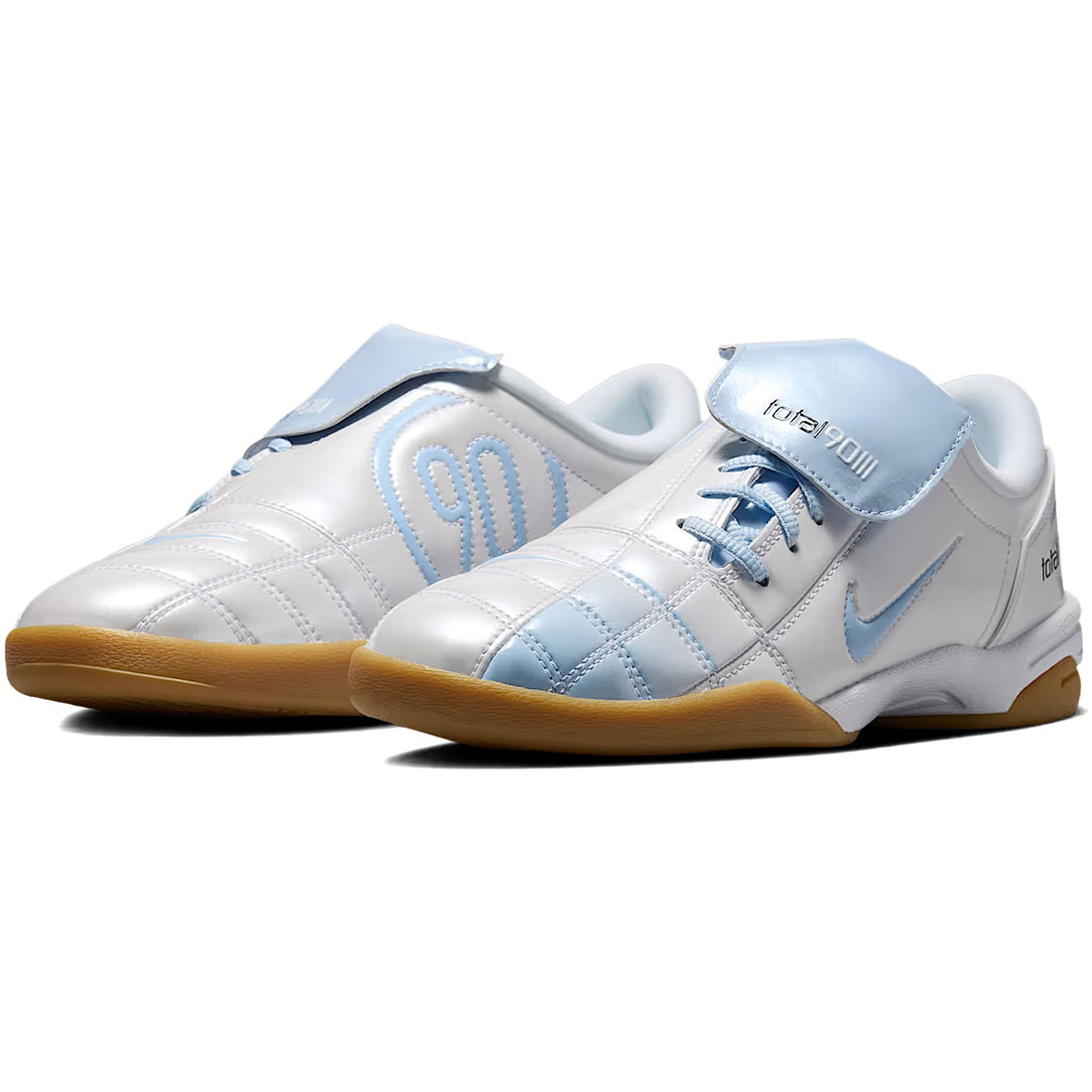 ナイキ トータル 90 SE NIKE W TOTAL 90 SE ホワイト/ガムライトブラウン/ブラック/ハイドロジェンブルー IO2389-101