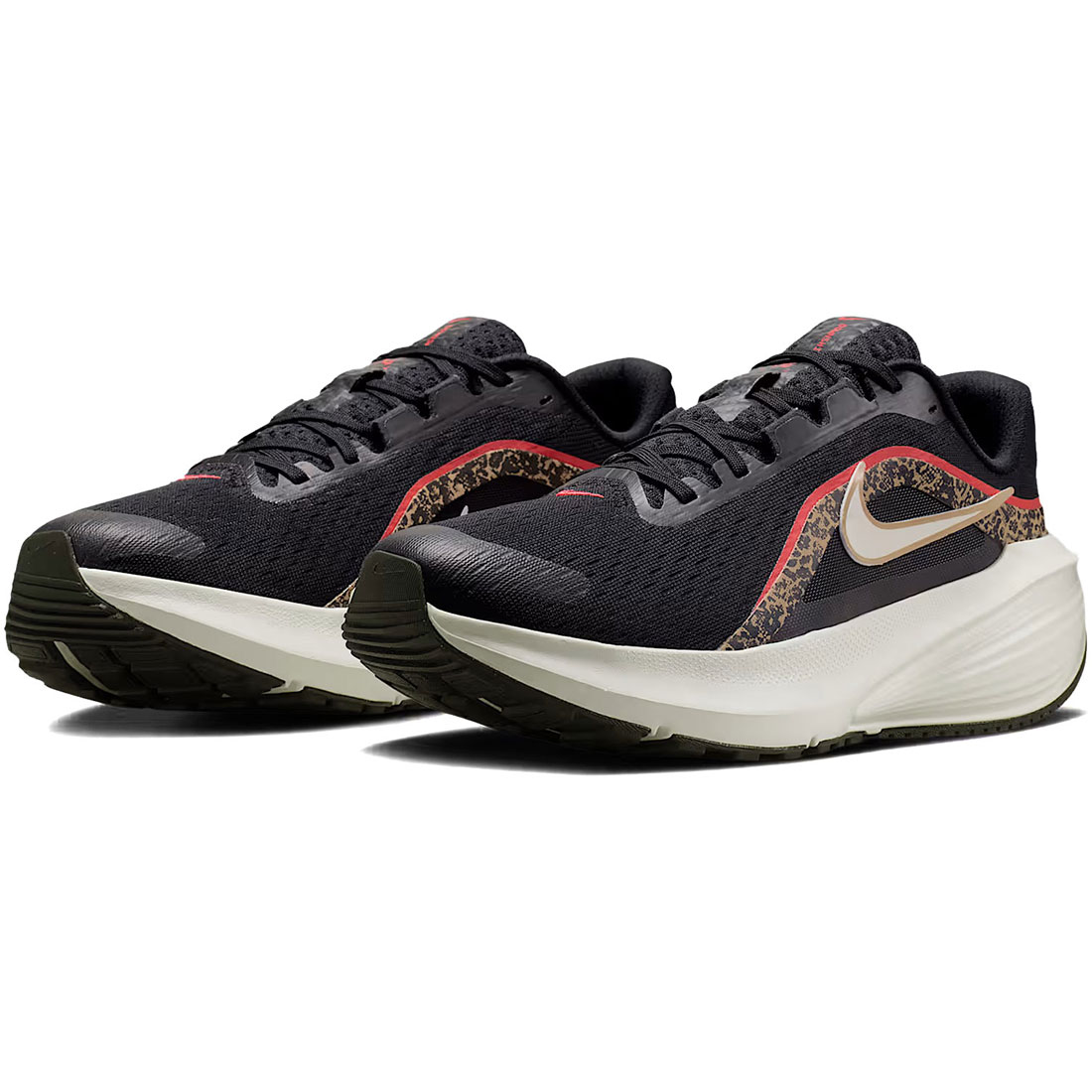 ナイキ ダウンシフター 14 NIKE W DOWNSHIFTER 14 ブラック/ブリティッシュカーキ/フュージョンレッド/セイル IR0210-001