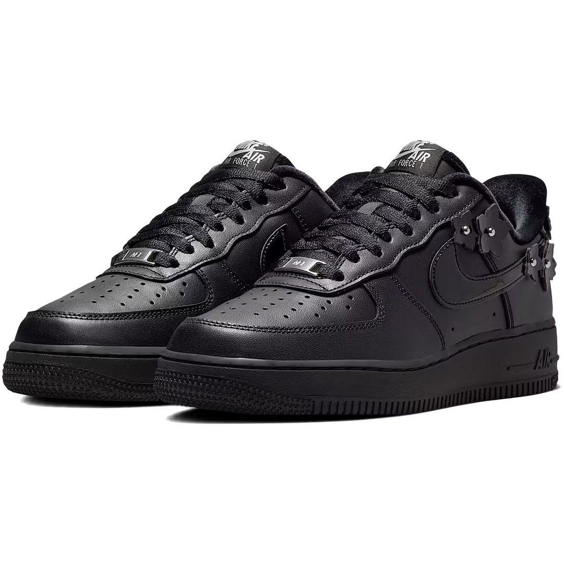 ナイキ エア フォース 1 07 NIKE W AIR FORCE 1 '07 "Florette" ブラック/オフノワール/メタリックシルバー IR8637-001