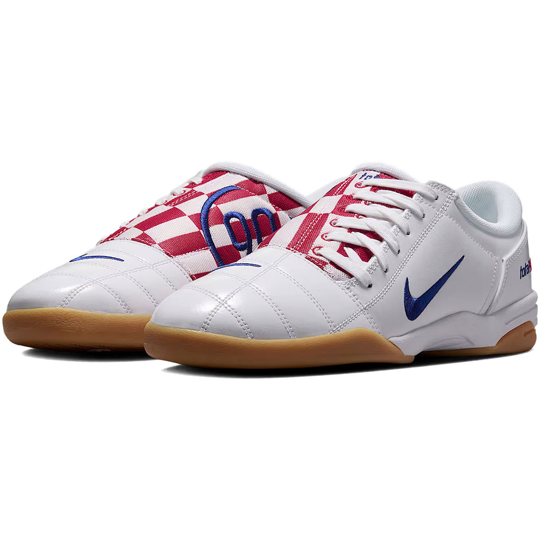 ナイキ トータル 90 チェッカード NIKE TOTAL 90 CHECKERED ホワイト/ユニバーシティレッド/ガムイエロー/ディープロイヤルブルー IV2472-100