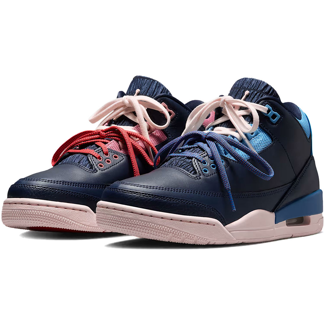 ナイキ エア ジョーダン 3 レトロ NIKE W AIR JORDAN 3 RETRO "Sport Renaissance" オブシディアン/トラックレッド/チョーク CK9246-400