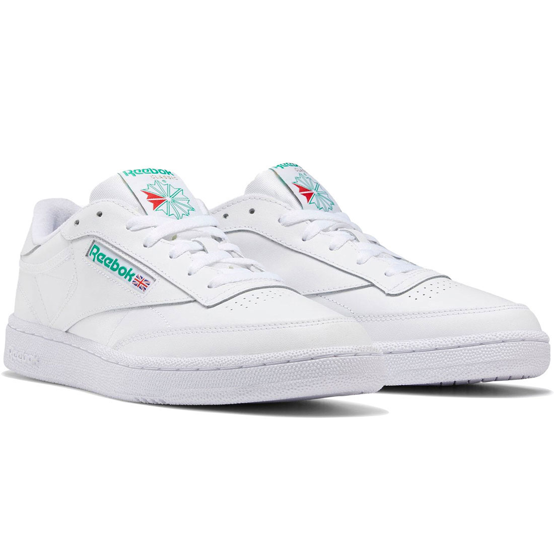 リーボック クラブ シー Reebok Club C ホワイト/グリーン AR0456