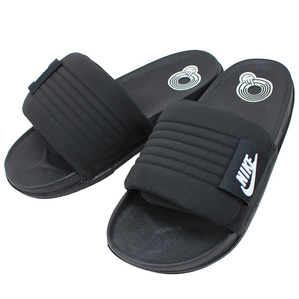 ナイキ サンダル メンズ NIKE DQ9624 001 ブラック ホワイト オフコートアジャストスライド カジュアル スポサン シンプル 【メンズ】
