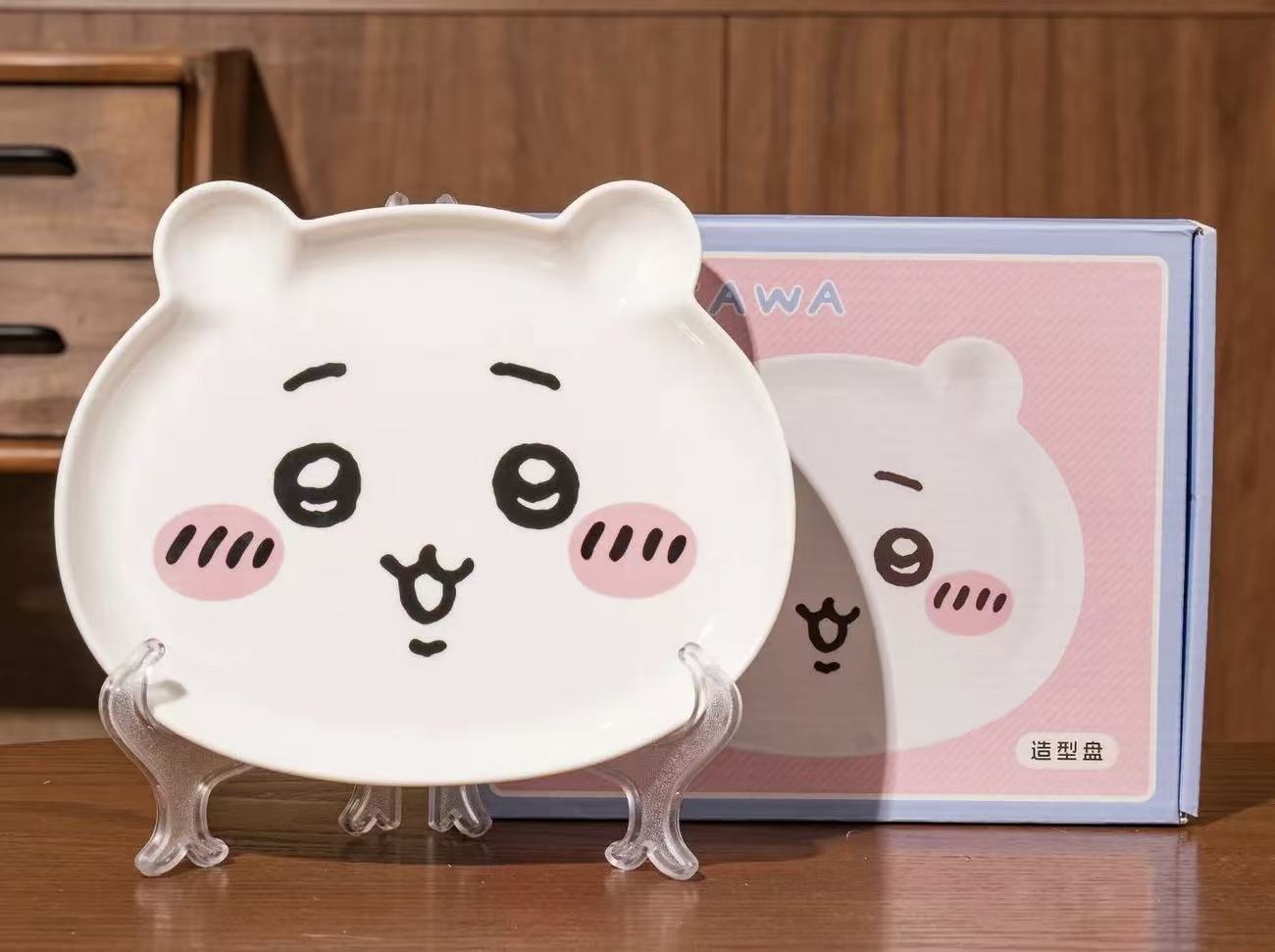 ちいかわ 食器 陶器 プレート 皿 茶碗 ボウル キャラクター ダイカット 造型盤 丸皿 ご飯茶碗 和食器 洋食器 電子レンジ対応 食洗機対応 かわいい ギフト プレゼント キッズ 子ども 新生活 【選べる4タイプ A B C D】