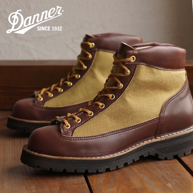 DANNER ダナー ブーツ マウンテンブーツ メンズ DANNER LIGHT REVIVAL ダナーライト リバイバル BROWN/KKI 靴 （80660 FW15）