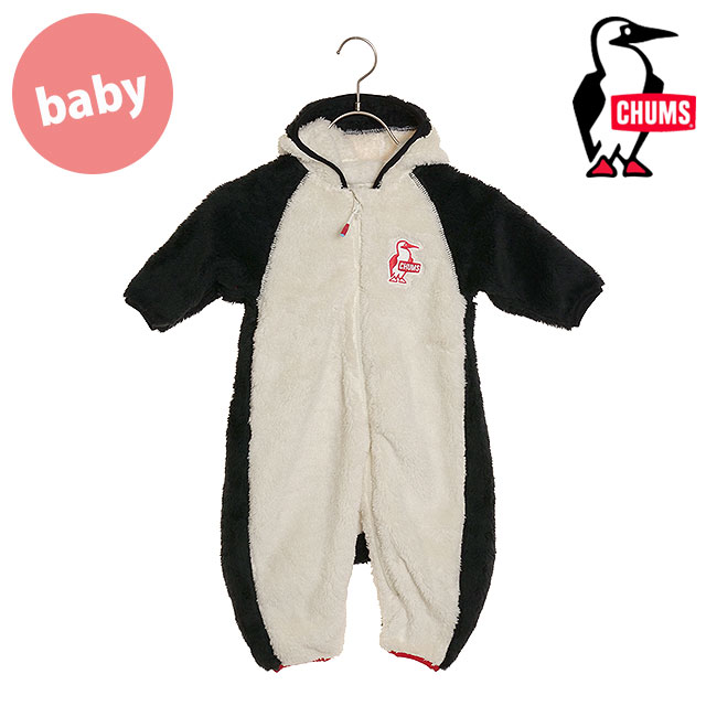 【最大100%ポイントバック】CHUMS チャムス ベビーエルモフリースオールインワン [CH27-1022 FW23] Baby Elmo Fleece All in One 男の子・女の子 ベビー服 80cm つなぎ カバーオール 出産祝い ギフト Booby 正規取扱店