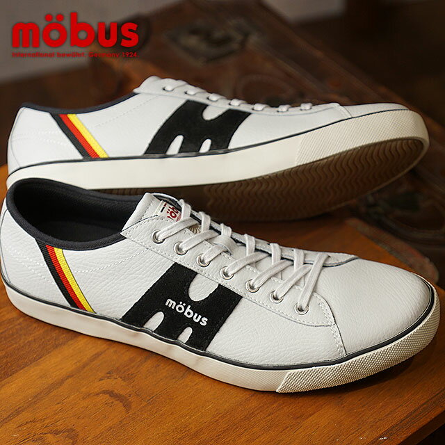 【最大100%ポイントバック】mobus モーブス エッセン ESSEN スニーカー メンズ 靴 S.WHT/BLK [M-1838T-1720 HO18]【e】 正規取扱店