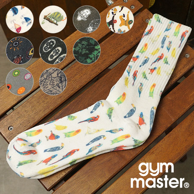 【最大100%ポイントバック】gym master ジムマスター ハッピーペイント クルーソックス メンズ・レディース 靴下 [G857329]【メール便可】 