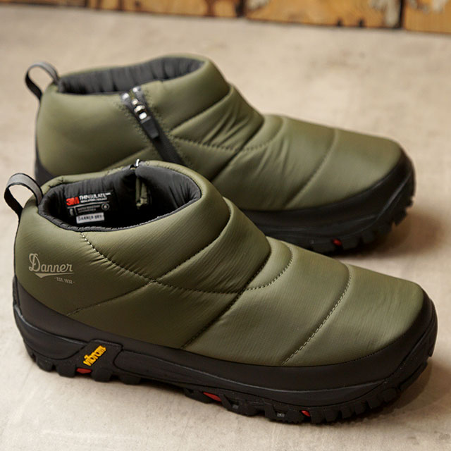 【最大100 ポイントバック】Danner ダナー スノーブーツ フレッド ロー B200 PF FREDDO LO B200 PF D120075 メンズ レディース ビブラムソール 防水 ウィンターブーツ KHAKI カーキ系 正規取扱店