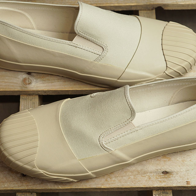 樂天商城 - 【最大100%ポイントバック】MOONSTAR FINE VULCANIZED ムーンスター ファインバルカナイズド スニーカー オールウェザー スリップオン ALW SLIP-ON [54322588 FW21] メンズ・レディース 日本製 スリッポン BEIGE ベージュ系 正規取扱店