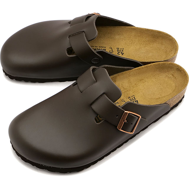 【最大100%ポイントバック】BIRKENSTOCK ビルケンシュトック ボストン ナチュラルレザー [60101/60103 FW23] Boston NL メンズ・レディース 靴 クロッグ サンダル Dark-Brown 正規取扱店 2