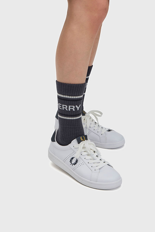 【最大100%ポイントバック】フレッドペリー FREDPERRY メンズ スニーカー B721レザー [B6312-567 FW23Q4] B721 LEATHER 靴 ローカット WHITE/NAVY 正規取扱店