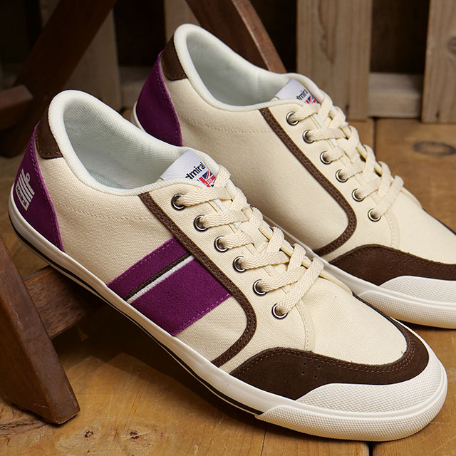 【最大100%ポイントバック】Admiral アドミラル スニーカー イノマー [AD-602 FW23] INOMER メンズ・レディース White/Purple 白 ホワイト系 正規取扱店