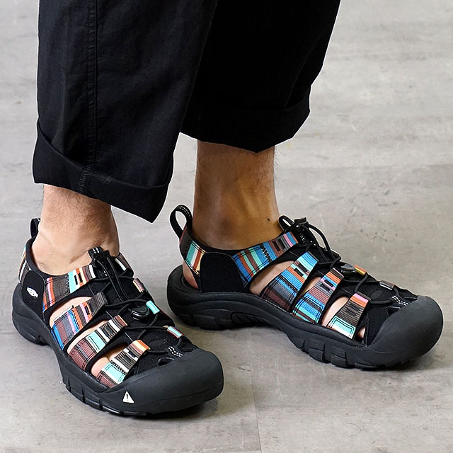樂天商城 - 【最大100%ポイントバック】キーン ニューポート H2 スポーツサンダル 靴 KEEN Newport H2 Raya Black MNS [1001942] 正規取扱店