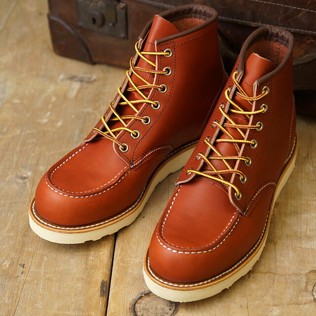 【最大100%ポイントバック】返品交換送料無料 REDWING レッドウィング ブーツ 6インチ クラシックモック [8875] 6-INCH CLASSIC MOC メンズ・レディース ユニセックス 靴 ワークブーツ モックトゥ red wing オロラセット・ポーテージ 正規取扱店