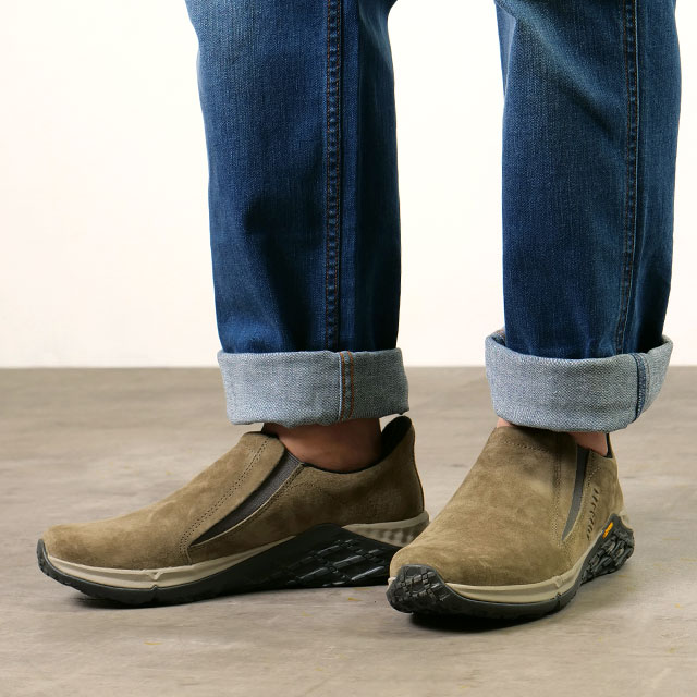 樂天商城 - 【最大100%ポイントバック】MERRELL メレル メンズ ジャングルモック2.0 MNS JUNGLE MOC 2.0 スリッポン カジュアル コンフォート スニーカー 靴 DUSTY OLIVE カーキ系 [J94525]【e】 正規取扱店