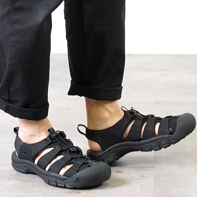 【最大100%ポイントバック】KEEN キーン サンダル ニューポート エイチツー M NEWPORT H2 [1022258 SS20] メンズ アウトドア ウォーターシューズ 靴 Triple Black ブラック系 正規取扱店