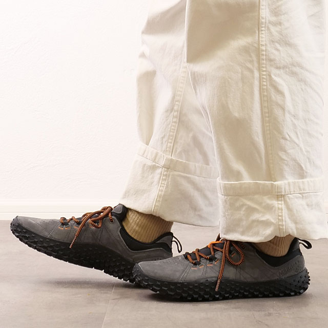 樂天商城 - 【最大100%ポイントバック】MERRELL メレル メンズ ラプトゥ M WRAPT [J036009 FW21] スエード ベアフット スニーカー トレイル アウトドア GRANITE グレー系【e】 正規取扱店