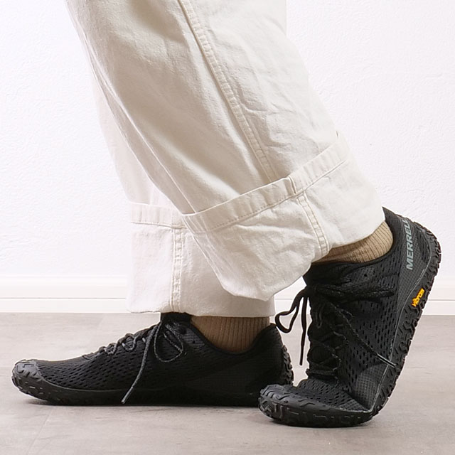 【20% OFF/SALE】MERRELL Men's Vapor Glove 6 [J067663] M VAPOR GLOVE 6 Shoes Trail Running Barefoot Shoes Sneakers Camping Outdoor BLACK【e】 Authorized Dealer【ts】