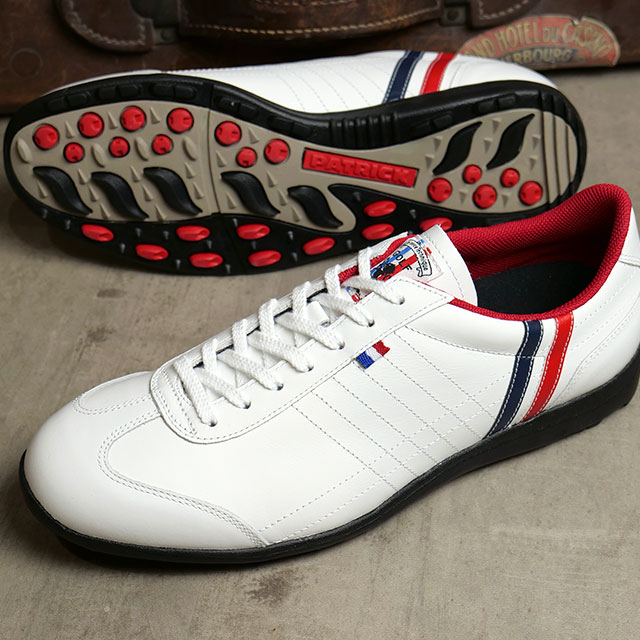 【最大100%ポイントバック】返品交換送料無料 PATRICK GOLF パトリック ゴルフ メンズ ゴルフシューズ パミール・カップレザー [G2200 SS23] PAMIR-CP/L スパイクレス スニーカータイプ TRC 白 ホワイト系 正規取扱店