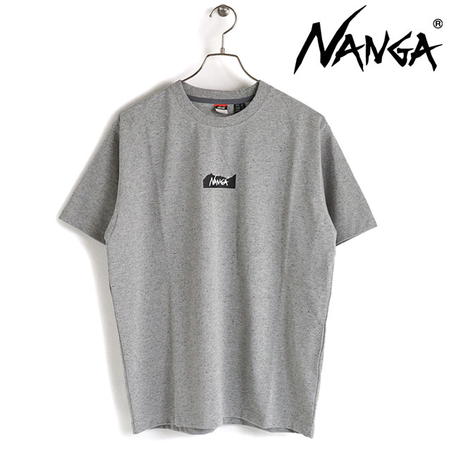 樂天商城 - 【最大100%ポイントバック】NANGA ナンガ メンズ エコハイブリッドマウンテンロゴTシャツ [NW2211-1G208 SS23] ECO HYBRID MT LOGO TEE トップス 半袖 クルーネック ショートスリーブ GRY【メール便可】 正規取扱店