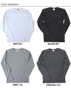 AVIREX アヴィレックス メンズ Tシャツ DAILY V-NECK L/S TEE デイリー VネックTシャツ ロングスリーブ 長袖 （6153480 FW15）【メール便可】