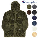 【月間優良ショップ受賞】Champion チャンピオン メンズ ボアフリース ジップアップパーカー ZIP HOODED JACKET ジップ フーデッド ジャケット （C3-L615 FW19）【e】