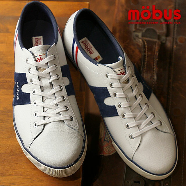 モーブス mobus エッセン ESSEN スニーカー メンズ 靴 S.WHT/NAVY （M-1838T-1731 FW19）