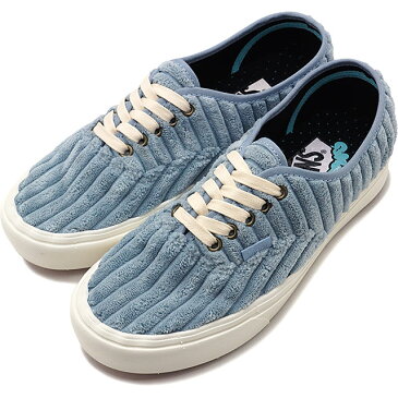 バンズ VANS コンフィークシュ オールドスクール ジャンボコーディロイ COMFYCUSH AUTHENTIC JUMBO CORD メンズ・レディース ヴァンズ スニーカー 靴 BLUE FOG ブルー系 （VN0A3WM7V9R FW19）【ts】【e】