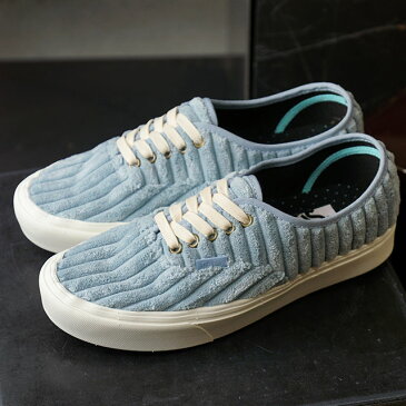 バンズ VANS コンフィークシュ オールドスクール ジャンボコーディロイ COMFYCUSH AUTHENTIC JUMBO CORD メンズ・レディース ヴァンズ スニーカー 靴 BLUE FOG ブルー系 （VN0A3WM7V9R FW19）【ts】【e】