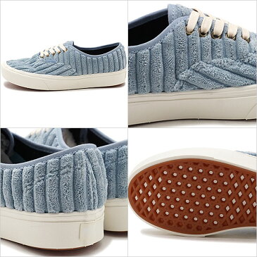 バンズ VANS コンフィークシュ オールドスクール ジャンボコーディロイ COMFYCUSH AUTHENTIC JUMBO CORD メンズ・レディース ヴァンズ スニーカー 靴 BLUE FOG ブルー系 （VN0A3WM7V9R FW19）【ts】【e】