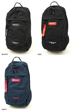 ミルクフェド MILKFED. リュック バー アンド アンダーロゴ ビッグ バックパック BAR & UNDER LOGO BIG BACKPACK メンズ・レディース デイパック （3194078 FW19）