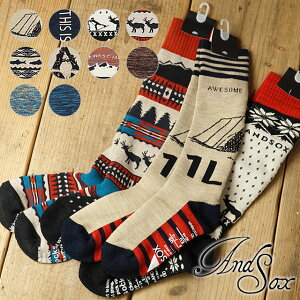 アンドソックス ANDSOX 靴下 パイルロング ソックス PILE LONG SOCKS （ FW19） メンズ・レディース ハイソックス 【メール便可】【ts】