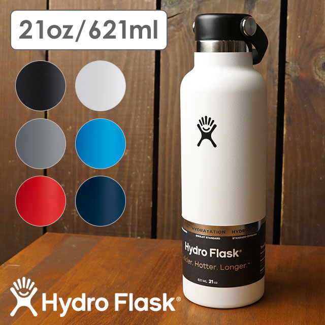 ハイドロフラスク マグボトル ハイドロフラスク Hydro Flask ハイドレーション スタンダードマウス 621ml HYDRATION Standard Mouth 21oz （5089014 FW20） ステンレスボトル 水筒 直飲み 保温 保冷 アウトドア オフィス ジム ハワイ