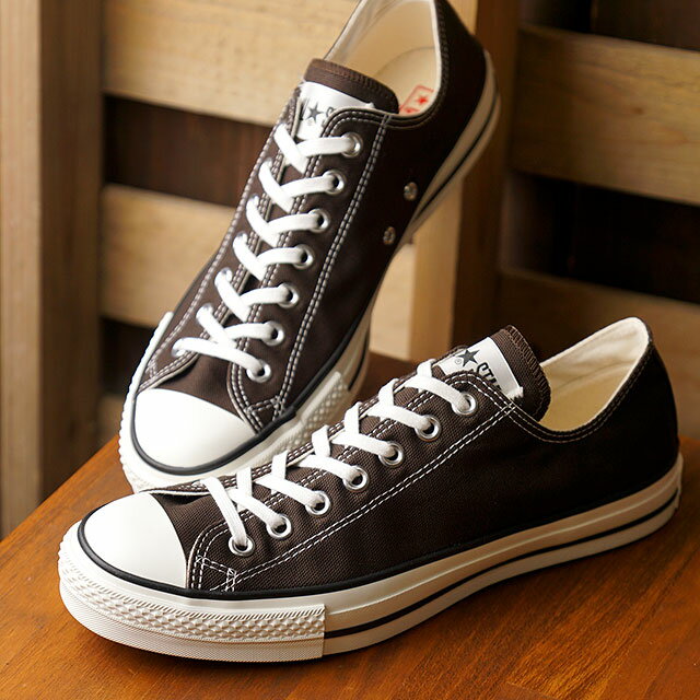 【限定】コンバース CONVERSE スニーカー キャンバス オールスター J OX CANVAS ALL STAR J OX （31302690 FW20） メンズ・レディース 日本製 ローカットシューズ 靴 DARK BROWN ブラウン系