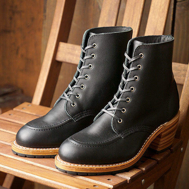 【返品交換送料無料】レッドウィング REDWING クララ W CLARA （3405 FW20） レディース レースアップ　ヒールブーツ ブラック・バウンダリー ブラック系