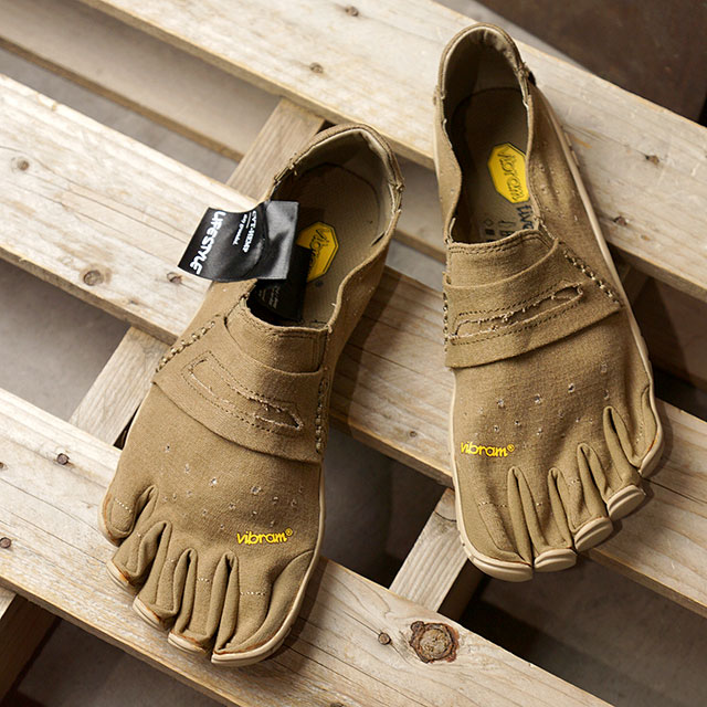 ビブラムファイブフィンガーズ Vibram FiveFingers 5本指シューズ カジュアル CVT-HEMP （14M6201 FW20） メンズ ヘンプ 普段履き KHAKI カーキ系