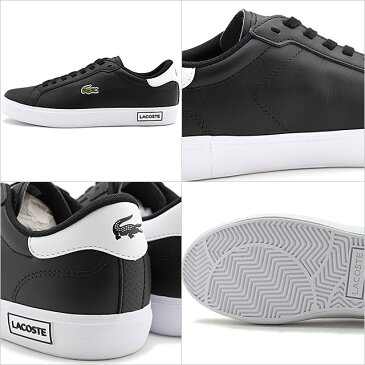 ラコステ LACOSTE スニーカー パワーコート M POWER COURT 0520 1 (SM00600-312 FW20) メンズ ローカットシューズ 靴 BLK/WHT ブラック系