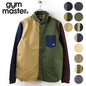ジムマスター gym master メンズ ストレッチヘリンボーン スナップシャツジャケット アウトドア カジュアル （G333628 FW20）【e】