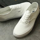 【7/31まで!最大100%ポイントバック!】ヴァンズ VANS スニーカー オーセンティック AUTHENTIC (VN000EE3W00 FW21) メンズ・レディース バンズ 定番 TRUE WHITE ホワイト系(4)
