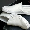 @Y VANS Xj[J[ NVbN XbvI CLASSIC SLIP-ON iVN000EYEW00 FW21j YEfB[X oY  Xb| TRUE WHITE zCgn