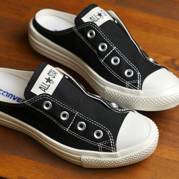 コンバース CONVERSE スニーカー オールスター ライト ミュール スリップ OX ALL STAR LIGHT MULE SLIP OX (31302051 SU20) メンズ・レディース ローカット サンダル キャンバス 靴 BLACK ブラック系【e】【ts】
