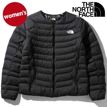 ザ・ノースフェイス THE NORTH FACE レディース サンダーラウンドネックジャケット W Thunder Roundneck Jacket (NYW32013-K FW21) TNF アウター 撥水 ダウンジャケット ブラック 黒