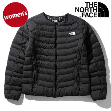 ザ・ノースフェイス THE NORTH FACE レディース サンダーラウンドネックジャケット W Thunder Roundneck Jacket (NYW32013-K FW21) TNF アウター 撥水 ダウンジャケット ブラック 黒