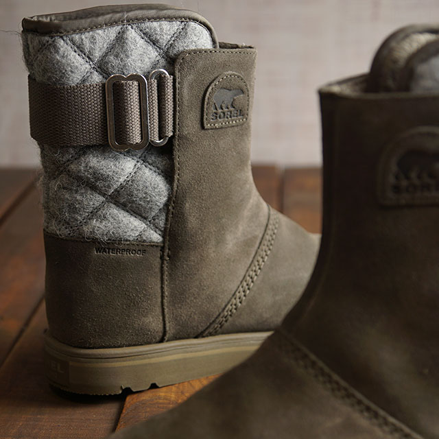 ソレル SOREL レディース ライリー ウォータープルーフ RYLEE WP （NL2294-245 FW21） スノーブーツ ウィンターブーツ 防水防湿 MAJOR ブラウン系